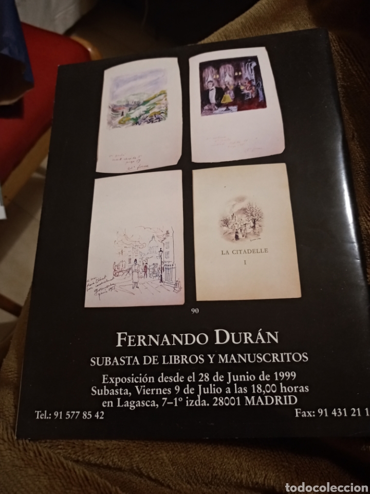 Libros: Fernando Duran. Libros y Manuscritos. 9 julio 1999 - Foto 2
