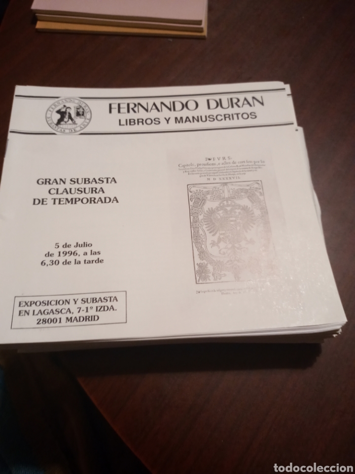 Libros: 10 catalogos de subastas de Fernando Duran - Foto 2