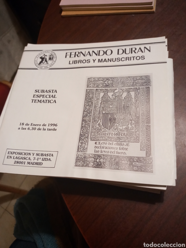 Libros: 10 catalogos de subastas de Fernando Duran - Foto 4