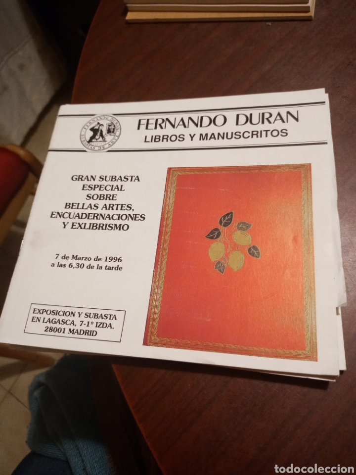 Libros: 10 catalogos de subastas de Fernando Duran - Foto 9