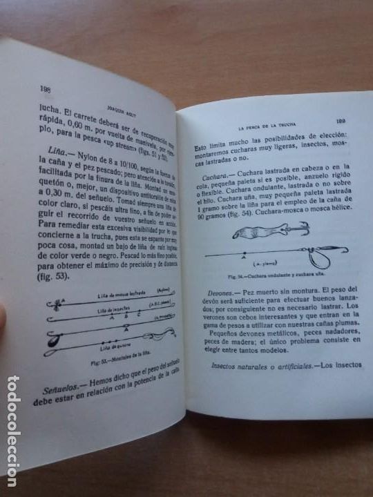 Libros: LA PESCA DE LA TRUCHA. J. AGUT. EDITORIAL SINTES - Foto 2