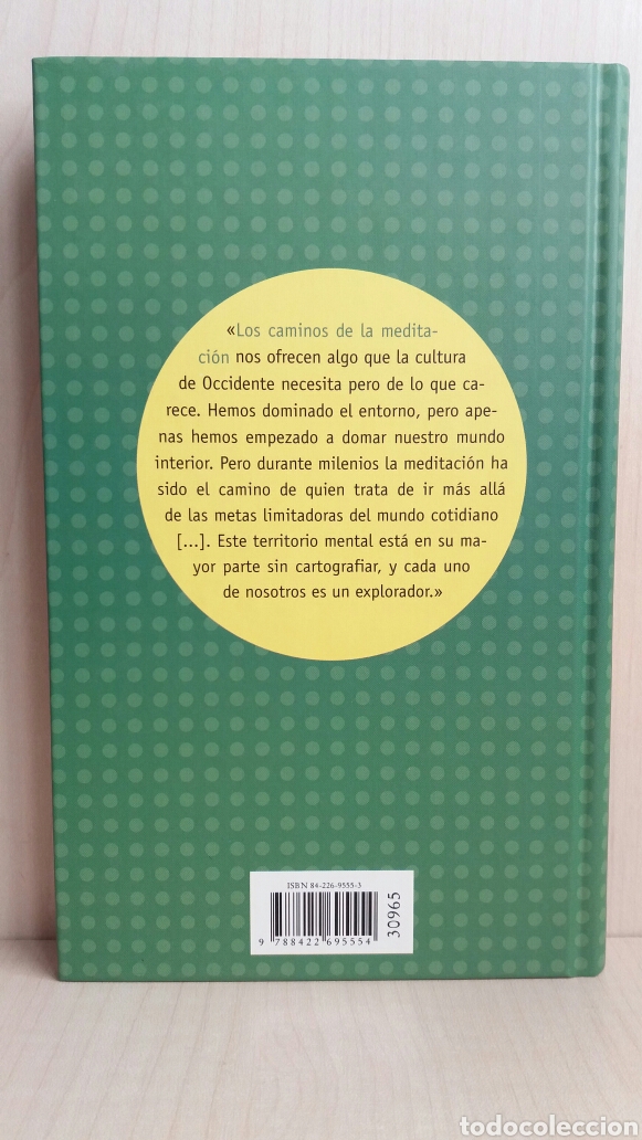 Libros: Los caminos de la meditaci&oacute;n. Daniel Goleman. C&iacute;rculo de lectores, 2002. - Foto 4