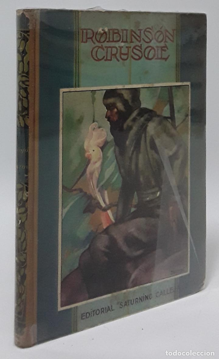 Libros: Robinson Crusoe, su vida y aventuras - Daniel de Foe - Foto 1