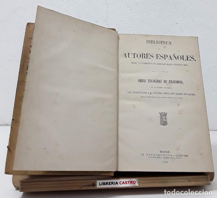 Libros: Obras escogidas de fil&oacute;sofos - Varios - Foto 1