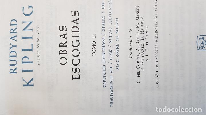 Libros: RUDYARD KIPLING Obras Escogidas 2 Tomos - tdk11 - - Foto 2
