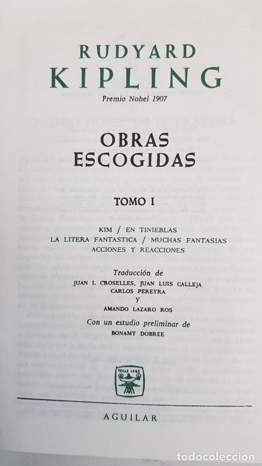 Libros: RUDYARD KIPLING Obras Escogidas 2 Tomos - tdk11 - - Foto 3