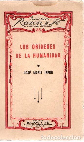 Libros: Los or&iacute;genes de la humanidad - Ibero, Jos&eacute; Maria - Foto 1