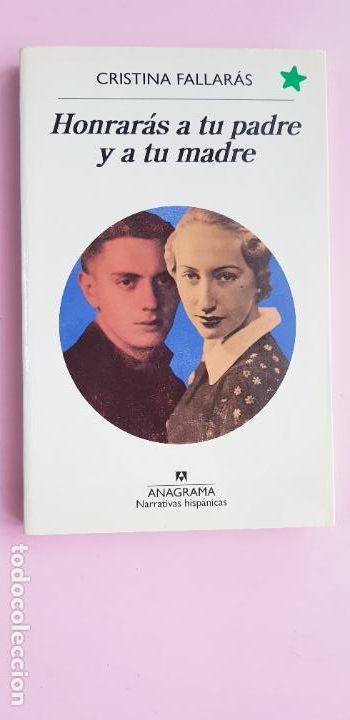 books: libro-honrar&aacute;s a t&uacute; padre y a t&uacute; madre-cristina fallar&aacute;s-como nuevo-coleccionistas-ver fotos