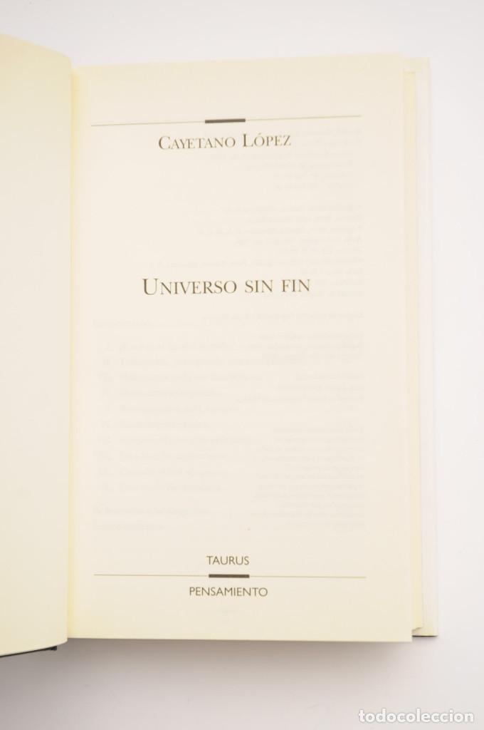 Libros: Universo sin fin - L&Oacute;PEZ, Cayetano - Foto 3