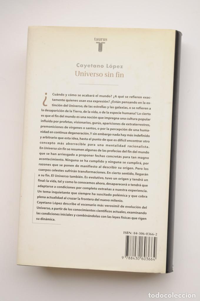Libros: Universo sin fin - L&Oacute;PEZ, Cayetano - Foto 4