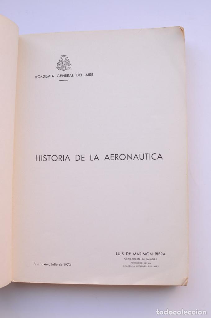 Libros: Historia de la Aeron&aacute;utica - MARION RIERA, Luis de - Foto 2