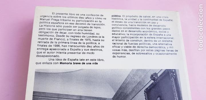Libros: libro-en busca del tiempo perdido-MANUEL FRAGA IRIBARNE- - Foto 6
