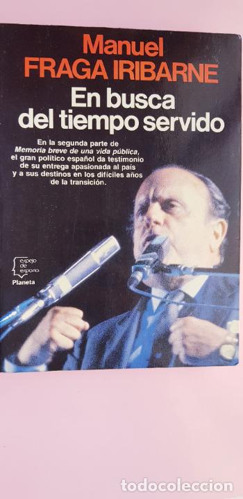 Libros: libro-en busca del tiempo perdido-MANUEL FRAGA IRIBARNE- - Foto 1