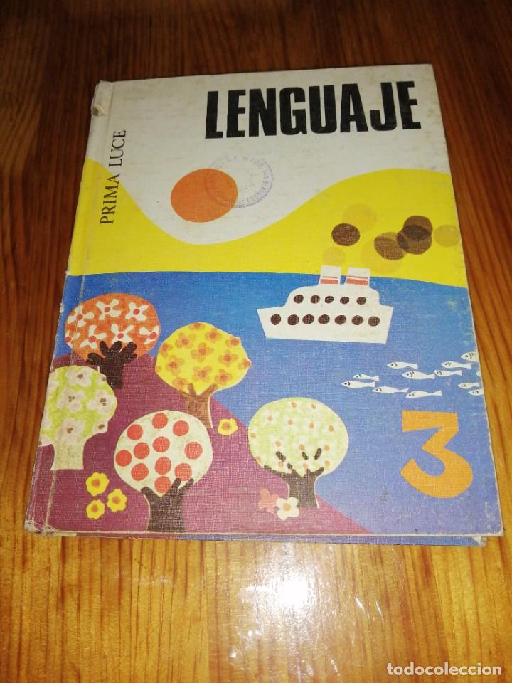 Libros: Libro Escuela LENGUAJE editorial PRIMA LUCE EGB a&ntilde;o 1972 - Foto 1