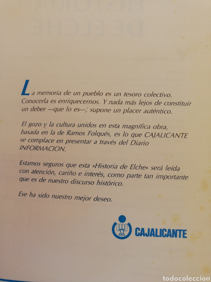 Libros: Historia de Elche, basada en la obra de Alejandro Ramos Folques - Foto 3