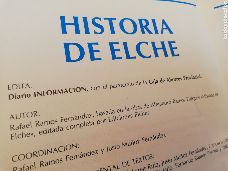 Libros: Historia de Elche, basada en la obra de Alejandro Ramos Folques - Foto 4