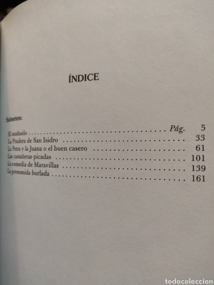 Libros: Teatro Espa&ntilde;ol. Sainetes. Don Ram&oacute;n de la Cruz - Foto 4