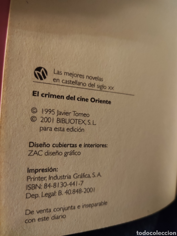 Libros: El Crimen del Cine Oriente. Javier Tomeo - Foto 2