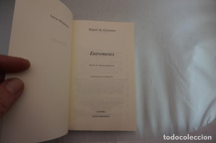 Libros: ARRI5-E/ ENTREMESES - MIGUEL DE CERVANTES / CATEDRA - Foto 3