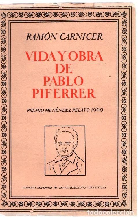 Libros: Vida y obra de Pablo Ferrer - Carnicer, Ram&oacute;n - Foto 1