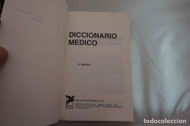 Libros: ARRI5-E/ DICCIONARIO MEDICO - SALVAT EDITORES - Foto 3