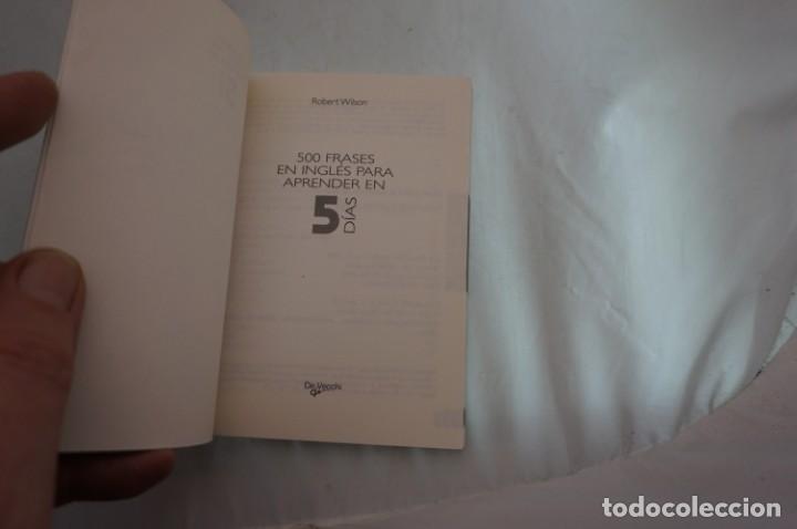 Libros: ARRI5-E/ 500 FRASES EN INGLES PARA APRENDER EN 5 DIAS - Foto 4