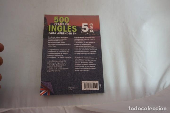 Libros: ARRI5-E/ 500 FRASES EN INGLES PARA APRENDER EN 5 DIAS - Foto 6