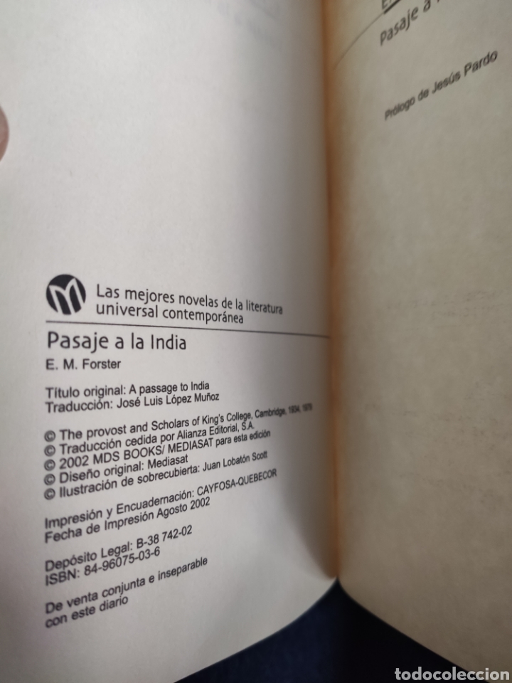 Libros: Pasaje a la India. E.M. Forster - Foto 3