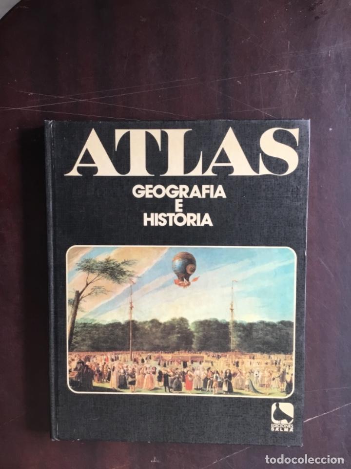 Libros: ATLAS GEOGRAFIA E HISTORIA. EDICIONES SALMA 1992.(PTA) - Foto 2