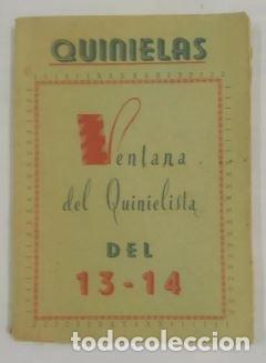 Libros: QUINIELAS. VENTA DEL QUINIELISTA. SISTEMA DEL 13 - 14. COMBINACIONES MIGUEL MONTEAGUDO AGUIRRE TDK20