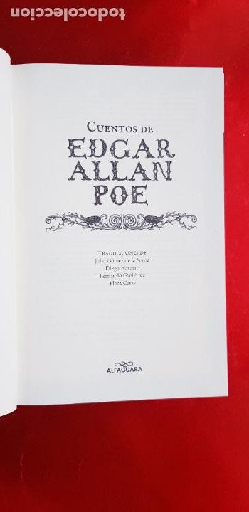 Libros: LIBRO-CUENTOS DE EDGAR ALLA POE-ALFAGUARA-2017-IMPOLUTO - Foto 5