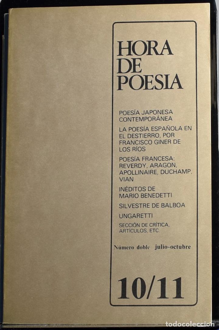 Libros: Hora de poes&iacute;a. n&uacute;mero 10/11 - Lentini, Javier [editor] - Foto 1