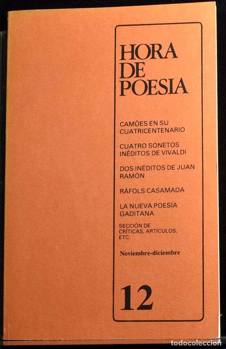 Libros: Hora de poes&iacute;a. N&deg; 12 - Lentini, Javier [editor] - Foto 1