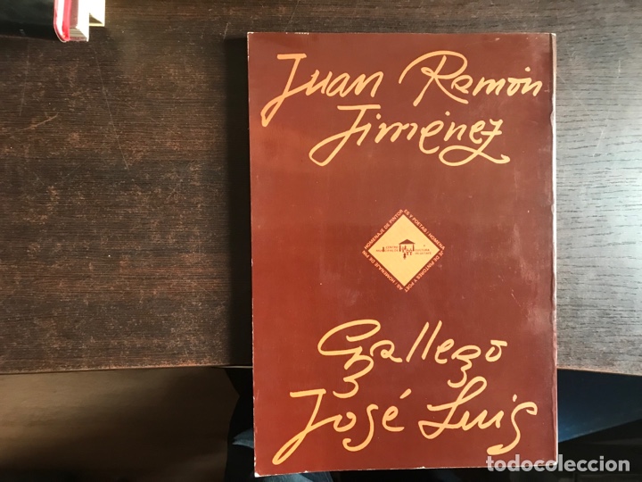 Libros: Jose Luis Gallego. Juan Ram&oacute;n Jim&eacute;nez - Foto 1