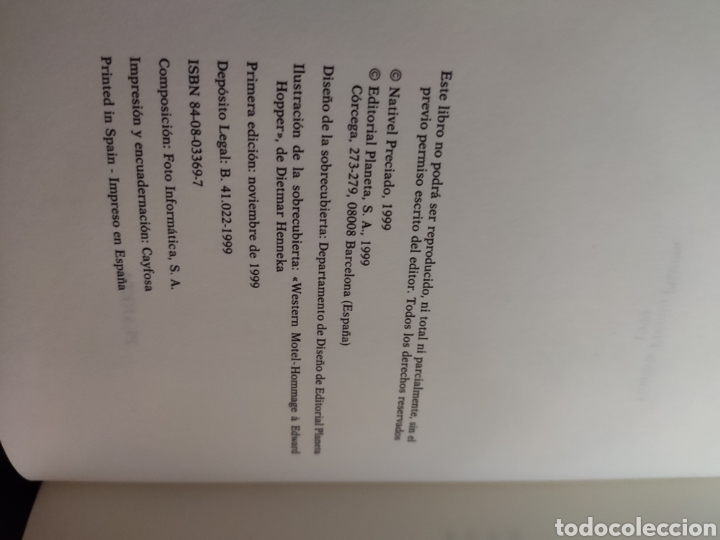 Libros: El Ego&iacute;sta. Nativel Preciado - Foto 3