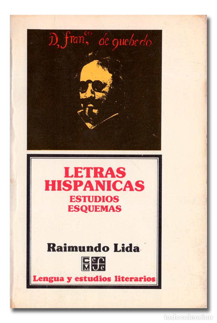 Libros: LIDA (Raimundo). Letras hisp&aacute;nicas. (Estudios. Esquemas) - Foto 1
