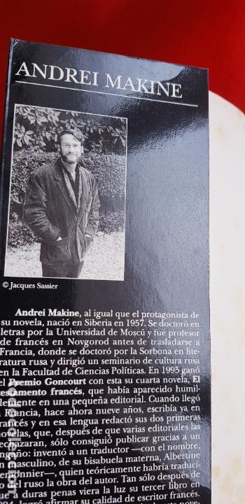 Libros: LIBRO-EL TESTAMENTO FRANC&Eacute;S-ANDR&Eacute; MAKINE-TUSQUETS - Foto 4