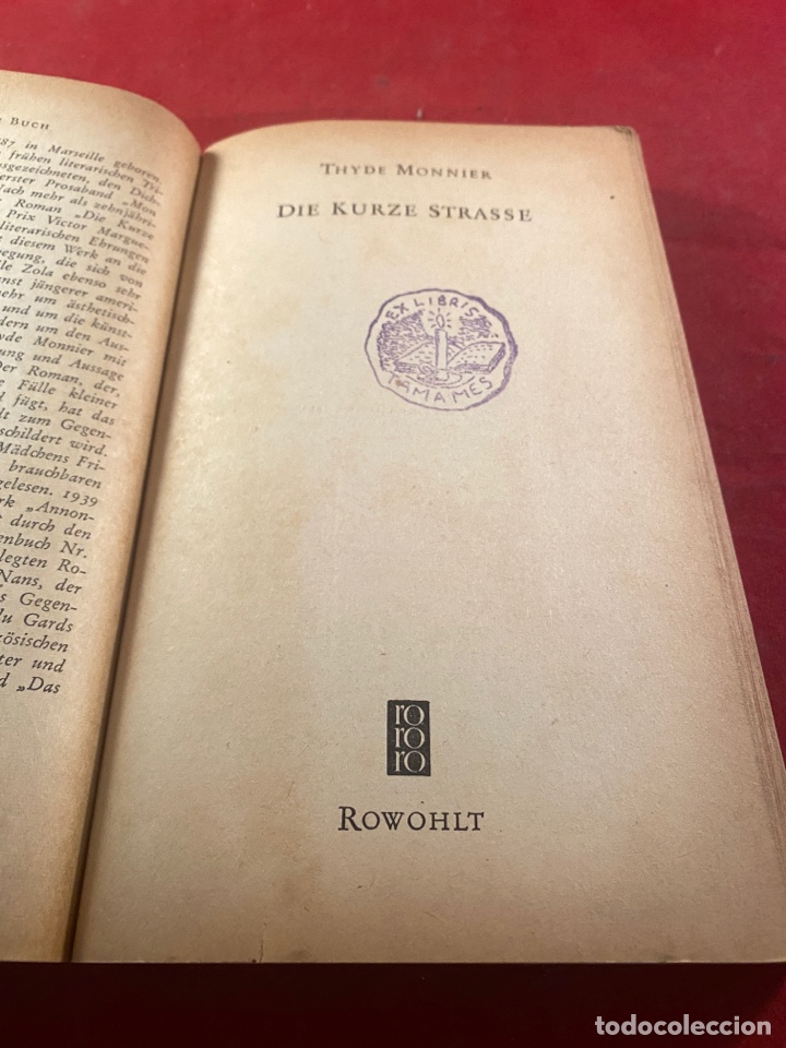 Libros: DIE KURZE STRASSE - THYDE MONNIER - Foto 2
