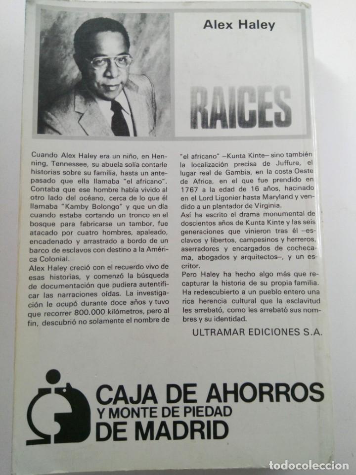 Libros: RAICES - ALEX HALEY - ULTRAMAR - Foto 2