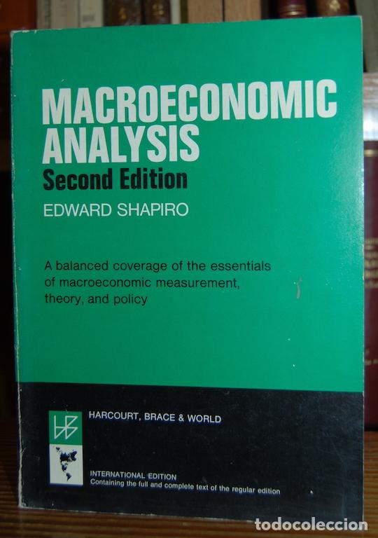 Libros: MACROECONOMIC ANALYSIS - SHAPIRO, Edward - Foto 1