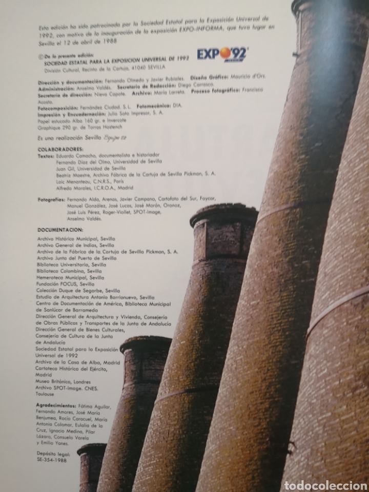 Libros: La cartuja de Sevilla libro de la Expo 92 - Foto 4