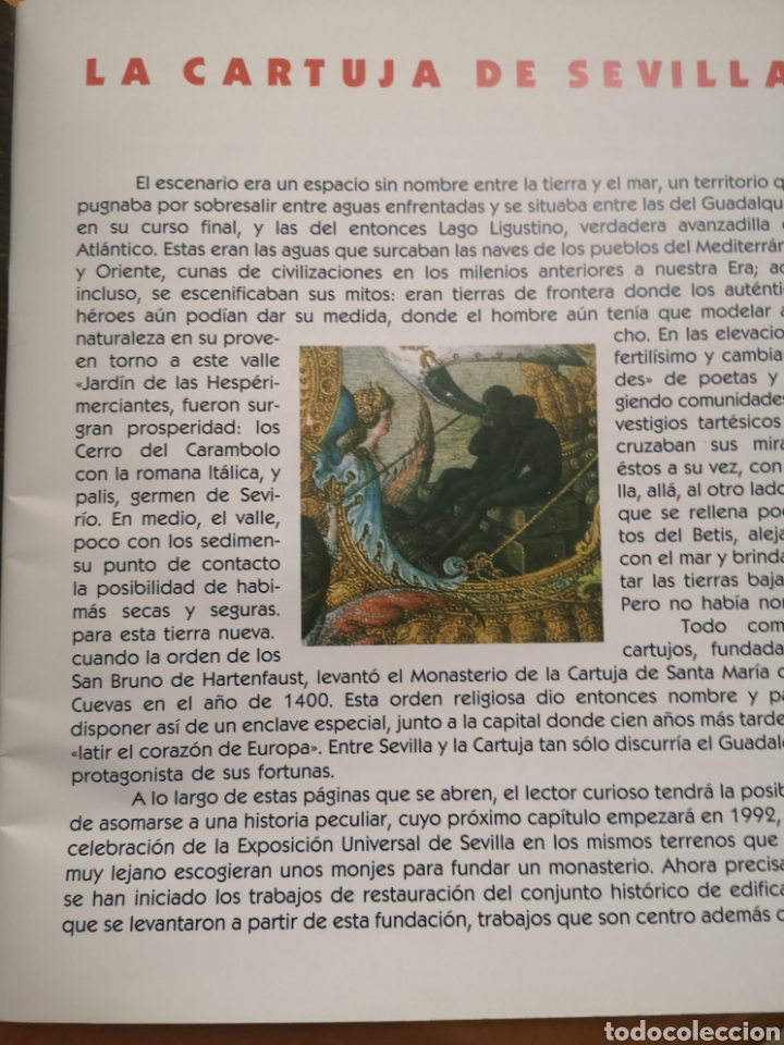Libros: La cartuja de Sevilla libro de la Expo 92 - Foto 5