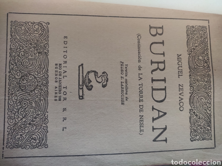 Libros: Buridan. Miguel Zevaco - Foto 3