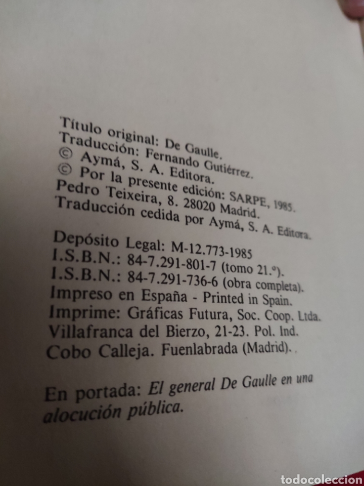 Libros: De Gaulle. Francois Mauriac - Foto 2