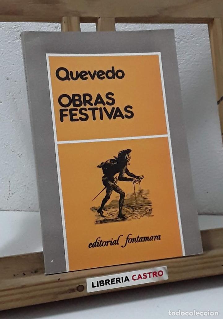 Libros: Obras festivas - Quevedo - Foto 1