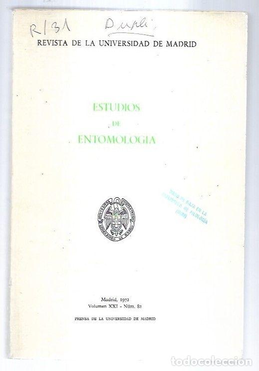 Libros: ESTUDIOS DE ENTOMOLOGIA - VARIOS - Foto 1