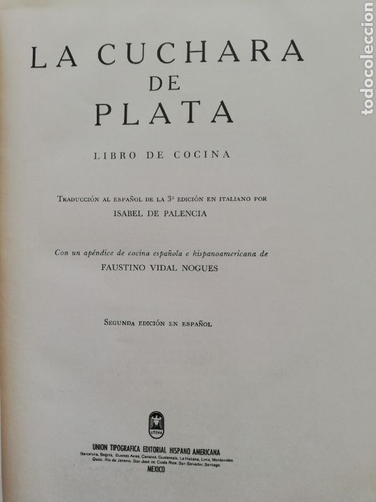 Libros: La cuchara de plata segunda edici&oacute;n, editorial UTEHA - Foto 4