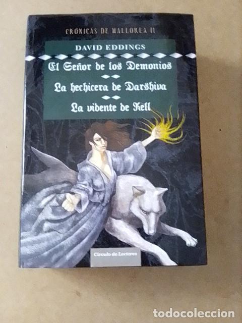 Libros: EL SE&Ntilde;OR DE LOS DEMONIOS, LA HECHIZERA DE DARSHIVA, LA VIDENTE DE KELL David Eddings - Foto 1