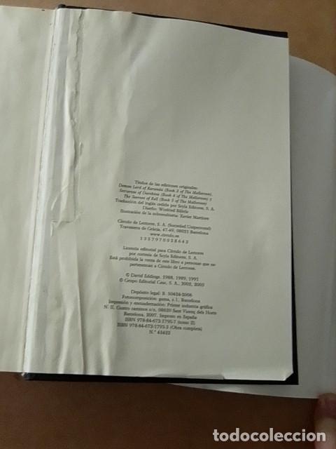 Libros: EL SE&Ntilde;OR DE LOS DEMONIOS, LA HECHIZERA DE DARSHIVA, LA VIDENTE DE KELL David Eddings - Foto 2