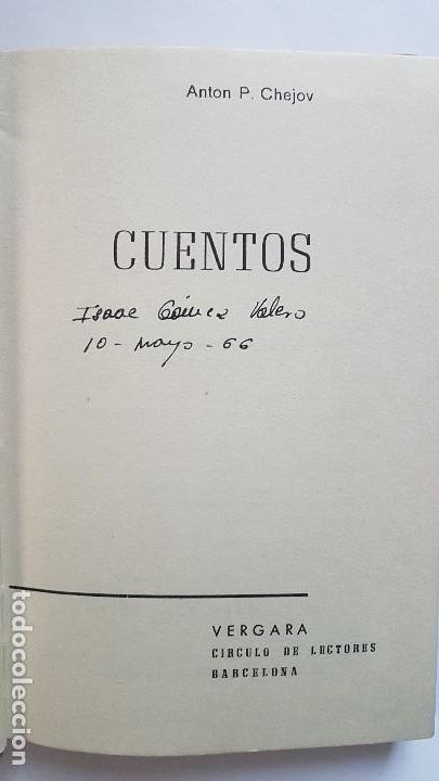 Libros: CUENTOS - ANTON P. CHEJOV - 1959 - Foto 3
